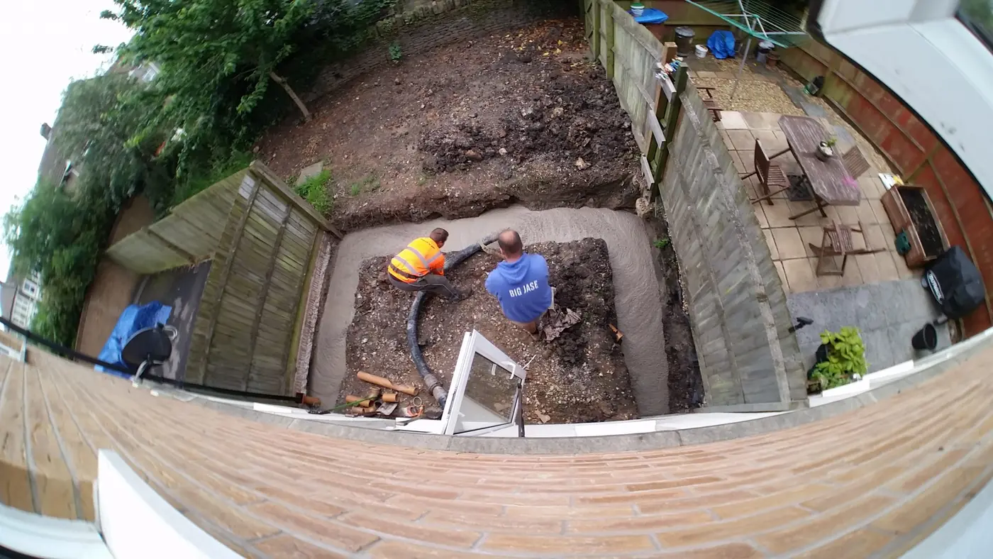 concrete footing